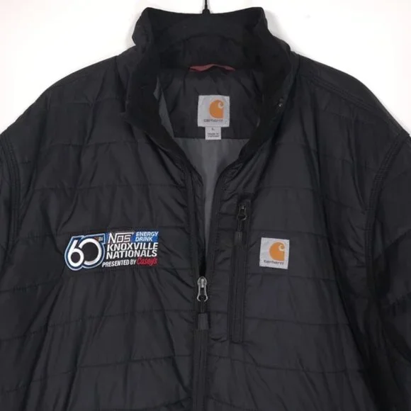 Carhartt Rain Defender Jacket LARGE Knoxville Nationals‎ Embroidered 102208